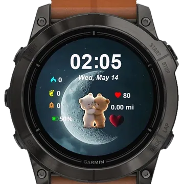 Lovely Bears Garmin watch face preview