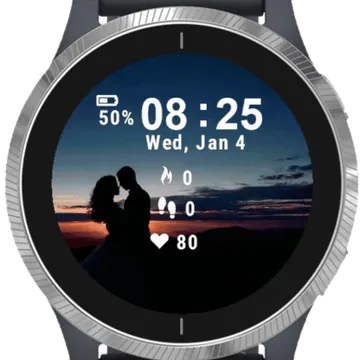 Lovely Couple Garmin watch face preview