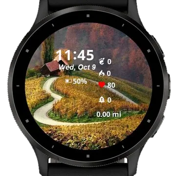 Lovely Nature Garmin watch face preview