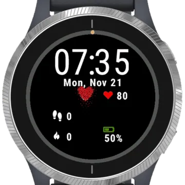 Magic Heart Garmin watch face preview