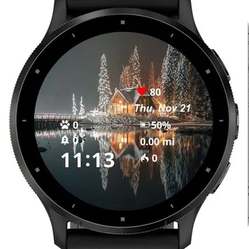 Magic Of Winter Garmin watch face preview