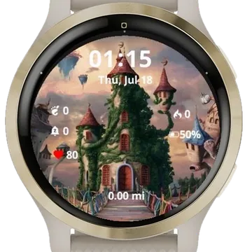 Magic Palaces Garmin watch face preview