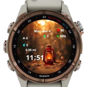 Magical Images Autumn Garmin watch face preview