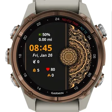 Mandala Garmin watch face preview