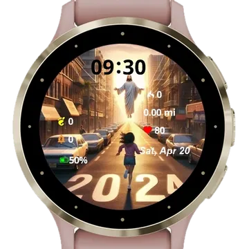Manifest Unlimited Heart Garmin watch face preview