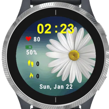 Marguerite Garmin watch face preview