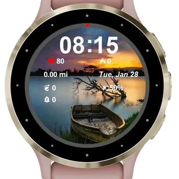Marie Nassar on X Garmin watch face preview