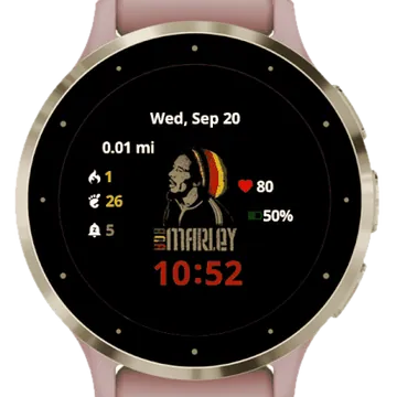 Marley Garmin watch face preview