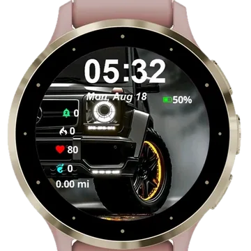 MB SUV Garmin watch face preview