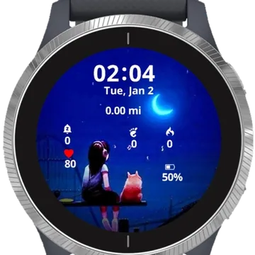Melodic Moments Garmin watch face preview
