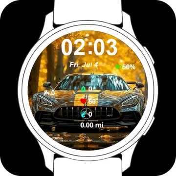 Mercedes Benz Garmin watch face preview