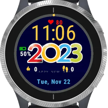 Merry Xmas Garmin watch face preview