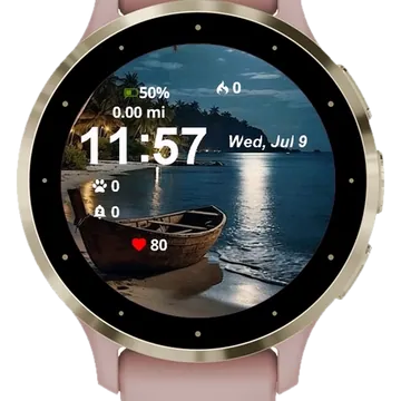 Midnight Drift Garmin watch face preview