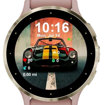 Mini Car Garmin watch face preview