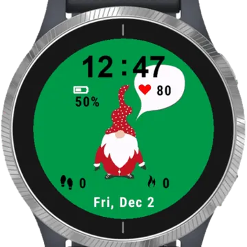 Minions Claus Garmin watch face preview