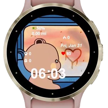 Missing my Bubu Garmin watch face preview