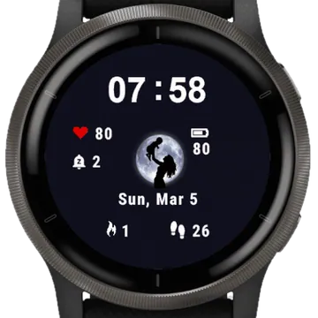 Mom With Baby Garmin watch face preview