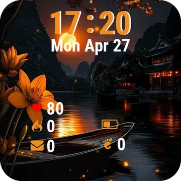 Moody Art Garmin watch face preview
