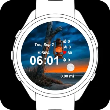 Moonlit Watch Garmin watch face preview
