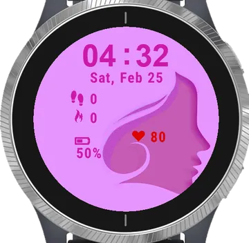 Mothers Day Garmin watch face preview