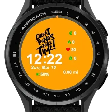 Motivation Garmin watch face preview