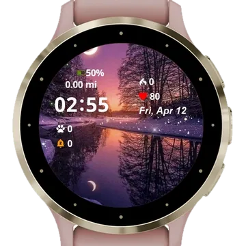 Mountain Landscape Garmin watch face preview