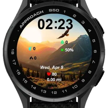 Mountain Wild Garmin watch face preview