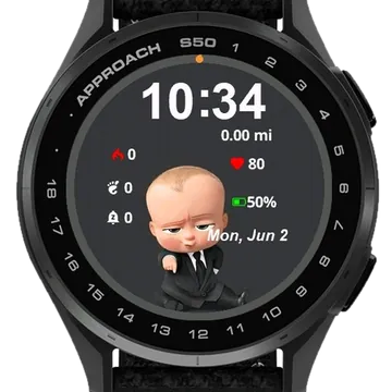 Mr Boss Garmin watch face preview