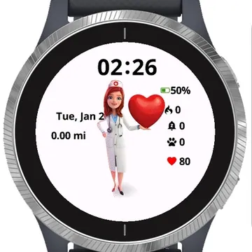Mrs doctor Garmin watch face preview