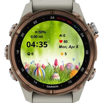 Multi Eggs Garmin watch face preview