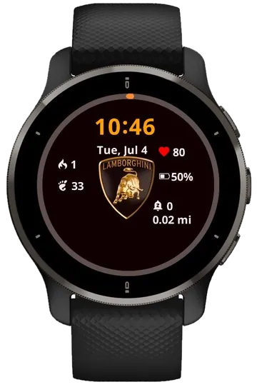 Muscle Bull Garmin watch face preview