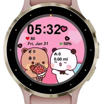 My Little Bubu Garmin watch face preview