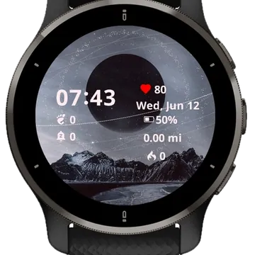Nature Aesthetic Background Garmin watch face preview