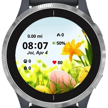 Nature Eggs Garmin watch face preview