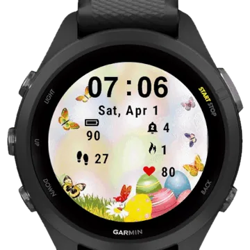 Nature Eggs Garmin watch face preview