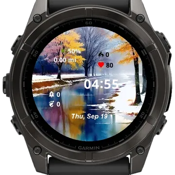 Nature Is Freaking Lit Garmin watch face preview