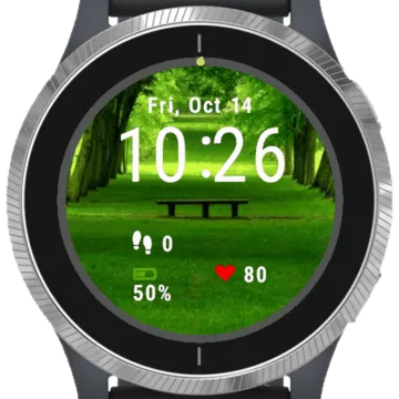 Nature Landscape 2 2 Garmin watch face preview