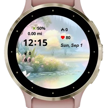 Nature Landscape Garmin watch face preview