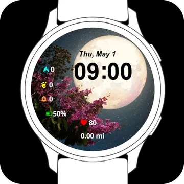 Nature Travel Garmin watch face preview