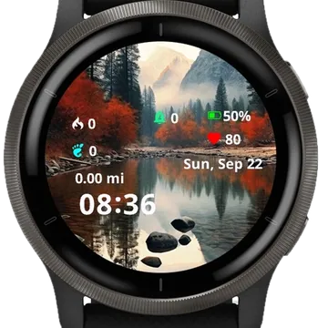Nature Wallpaper Garmin watch face preview