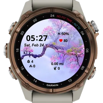 Nature Wallpaper Garmin watch face preview