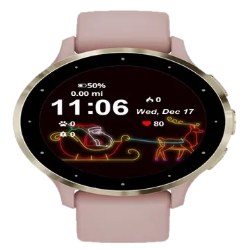Neon Sign Dog Cat Garmin watch face preview