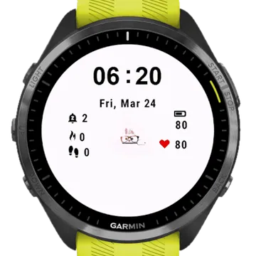 Nered Bunny Garmin watch face preview
