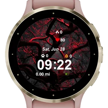 Night of Thorns Garmin watch face preview