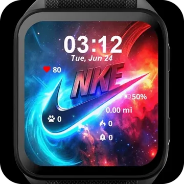 Nike 2 Garmin watch face preview