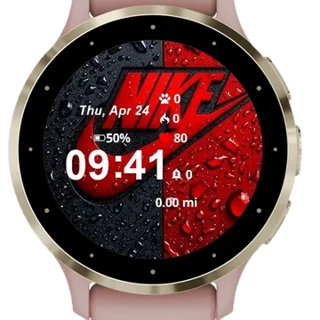 Nike Garmin watch face preview