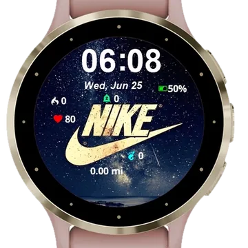Nike Garmin watch face preview