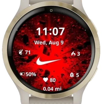 Nike Garmin watch face preview