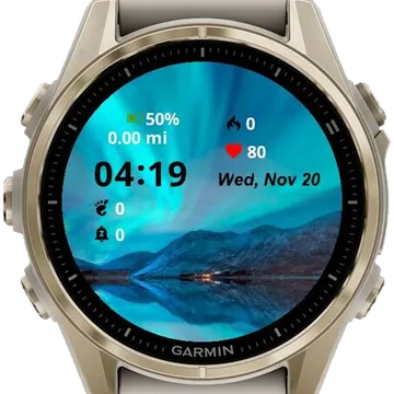 Norway in Winter Garmin watch face preview