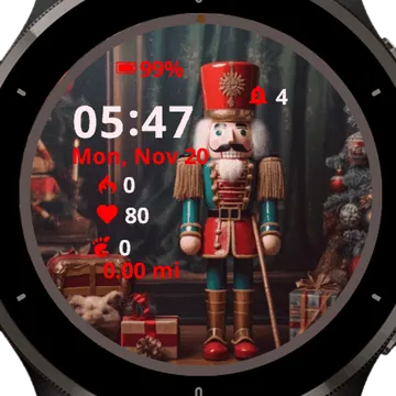 Nutcracker 24 Garmin watch face preview